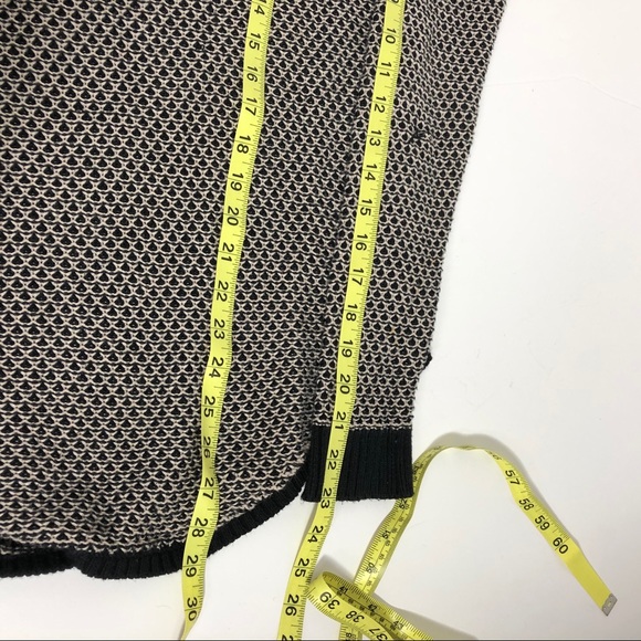 Splendid Black Cream Crew Herringbone Sweater S - Picture 7 of 7